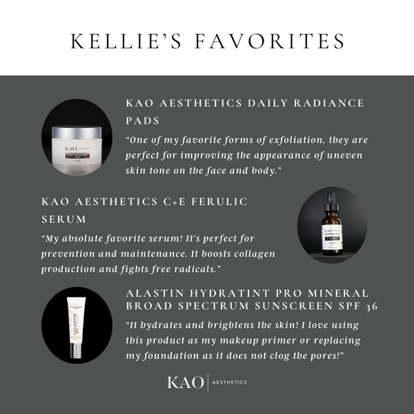 Kellie's Favorite Skincare Products