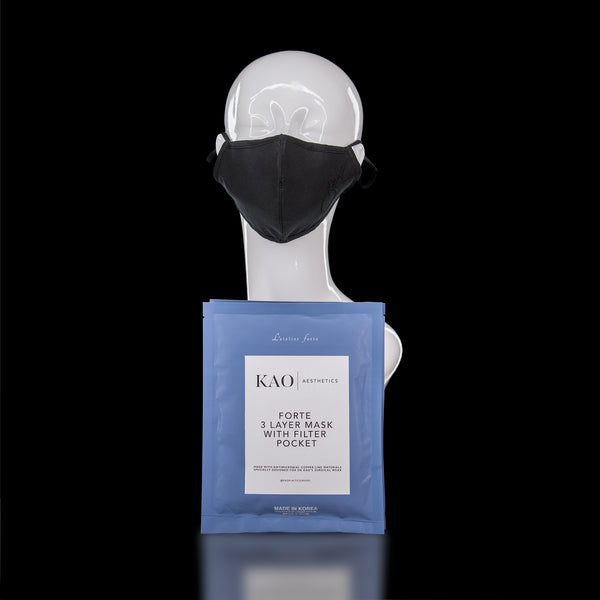 KAO 3-Layer Mask with Filter Pocket