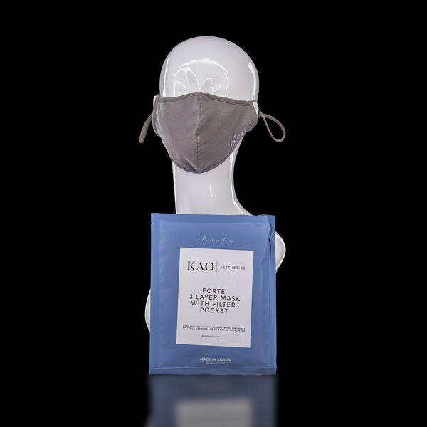 KAO 3-Layer Mask with Filter Pocket